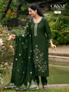 Shagun By Ossm Viscose Roman Silk Kurti With Bottom Dupatta Orders In India